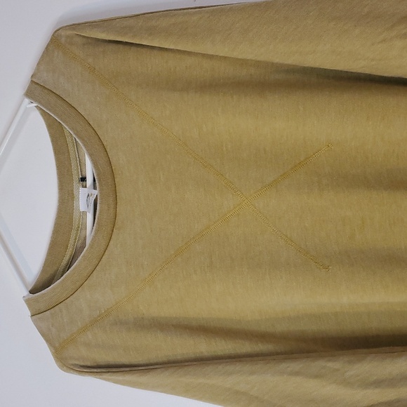 Anthropologie Akemi + Kin Bela Burnout Oversized Pullover Top Size XS/S Yellow - Picture 5 of 14